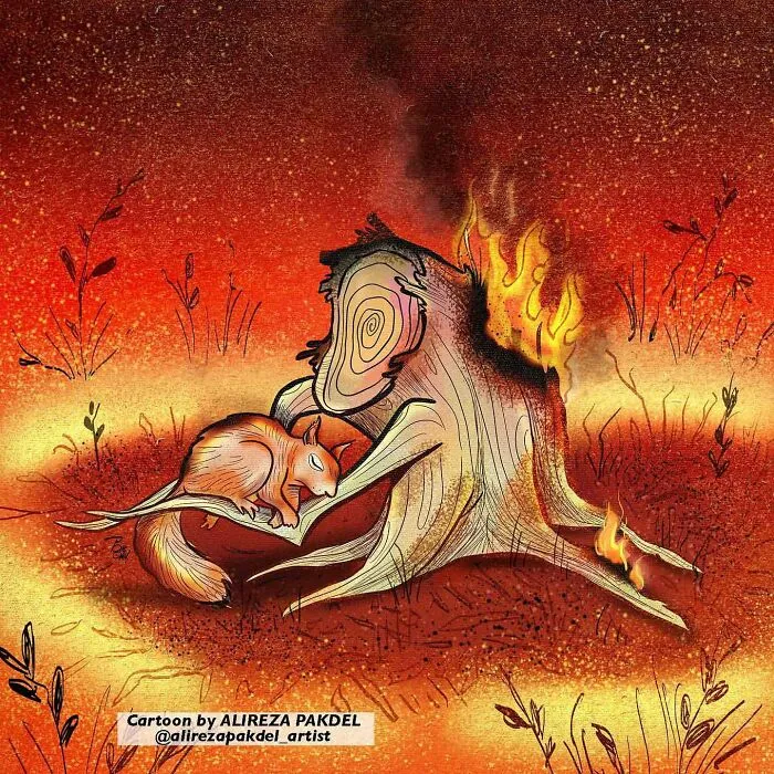 30 Digital Illustrations That Expose The Flaws Of Today’s Society By Alireza Pakdel