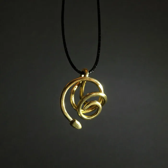 Grass Snake Pendant