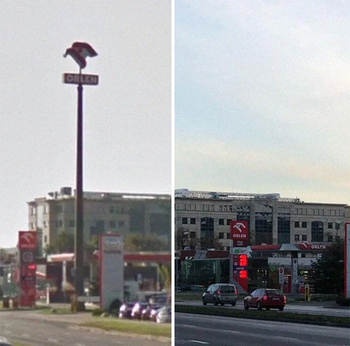 Polonia está eliminando la publicidad exterior y los anuncios llamativos, y la "limpieza" está quedando muy bien (30 fotos del antes y el después)