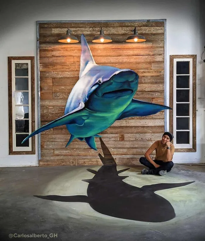 54 3D Optical Illusions By This Talented Mexican Street Artist