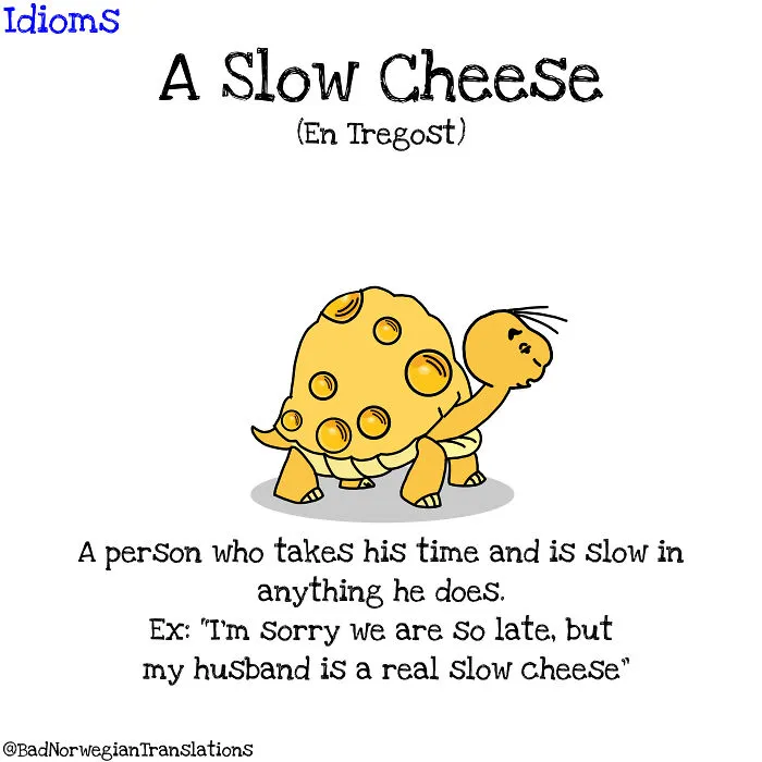 I Illustrate Norwegian-To-English Idiom Translations To Show How Weird They Can Be To Non-Native Speakers (16 Pics)