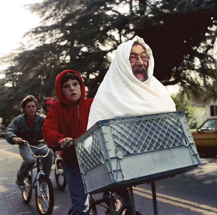 Son Photoshops His Father Into Movie Scenes And Odd Places (30 Pics)