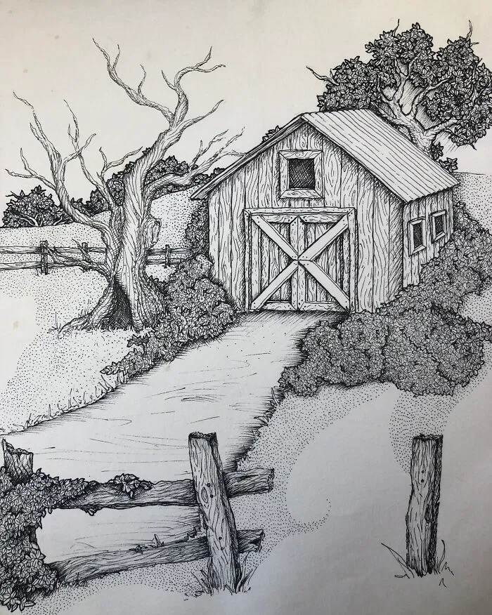 Pen & Ink From A Few Years Ago