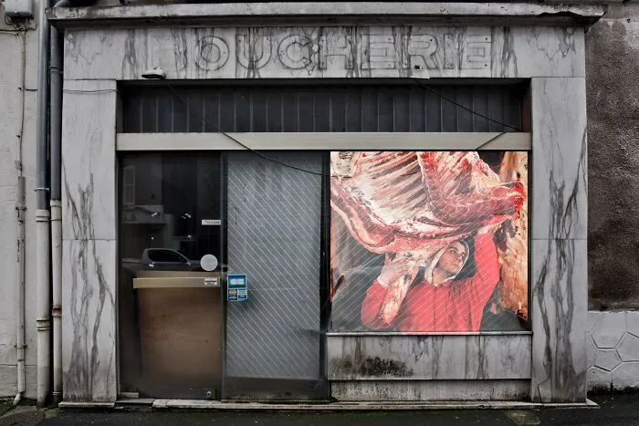 I Superimposed Street Photos I Took Around The World Over The Closed Businesses In Aurillac To Bring Them To Life During The Pandemic (31 Pics)