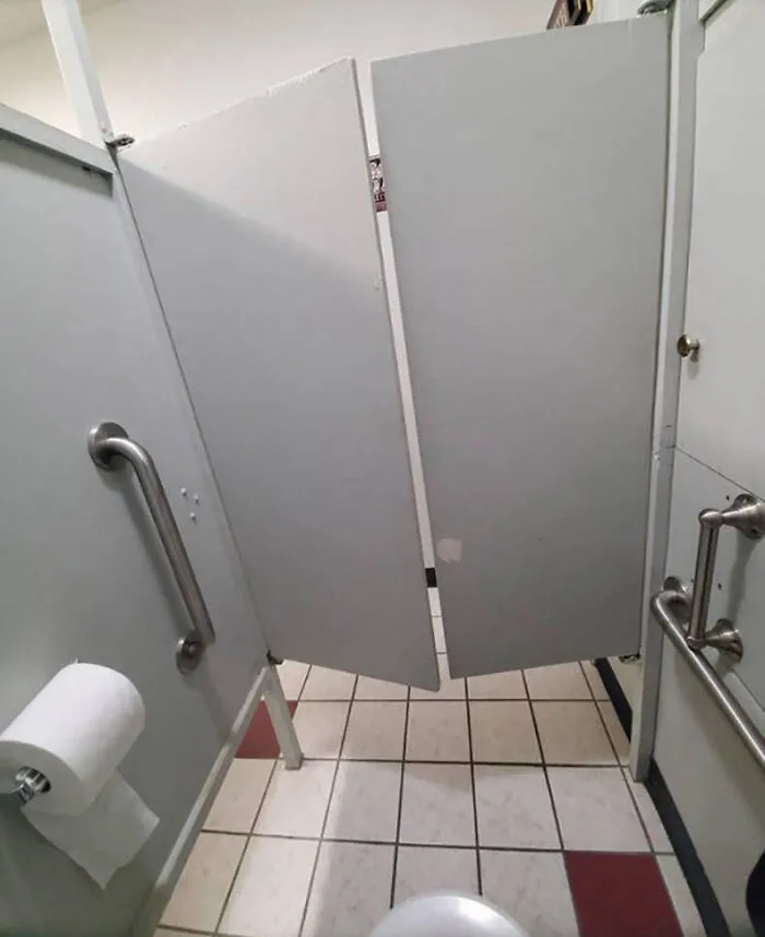 Nothing Says Privacy Like Saloon Style Doors