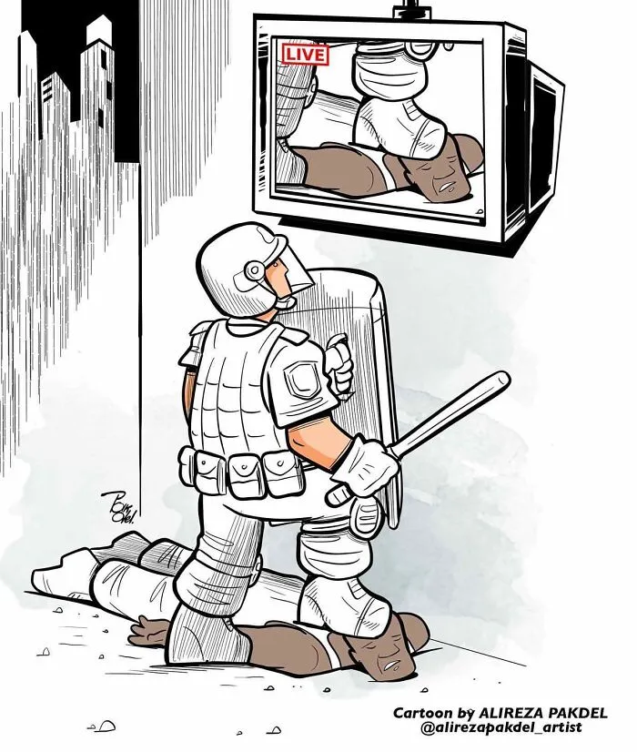 30 Digital Illustrations That Expose The Flaws Of Today’s Society By Alireza Pakdel