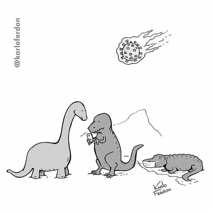 30 Funny Minimalist Comics Without Dialogue By Karlo Ferdon