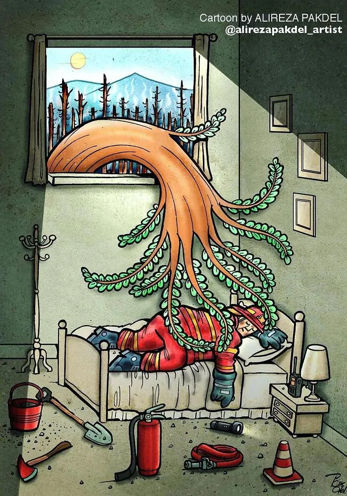 30 Digital Illustrations That Expose The Flaws Of Today’s Society By Alireza Pakdel