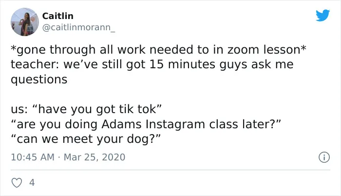 35 Times Students Cracked Up Their Teachers By Asking The Funniest Questions On Zoom
