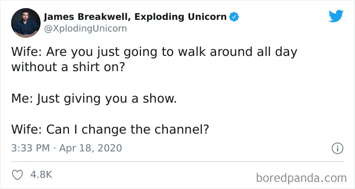 50 Of The Funniest Marriage Tweets From The Very Unusual Year Of 2020