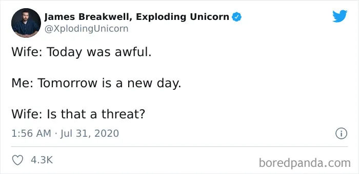 50 Of The Funniest Marriage Tweets From The Very Unusual Year Of 2020