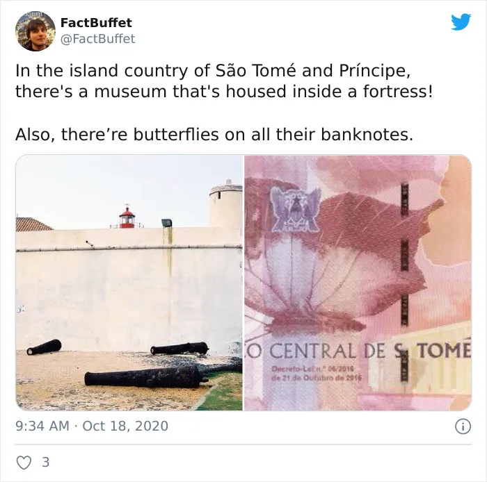 Here Are Some Of My Facts That I Tweeted About Countries All Over The World (50 Pics)
