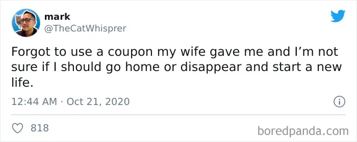 50 Of The Funniest Marriage Tweets From The Very Unusual Year Of 2020