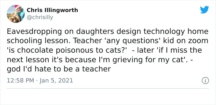 35 Times Students Cracked Up Their Teachers By Asking The Funniest Questions On Zoom