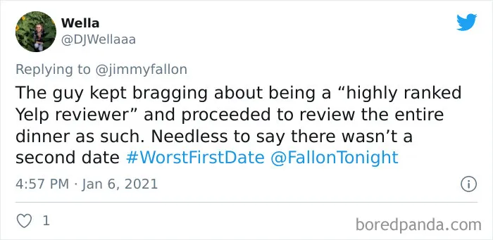 50 "Worst First Date" Stories That People Submitted For Jimmy Fallon's Challenge