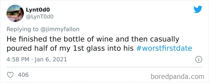 50 "Worst First Date" Stories That People Submitted For Jimmy Fallon's Challenge