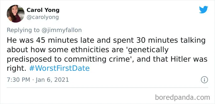 50 "Worst First Date" Stories That People Submitted For Jimmy Fallon's Challenge