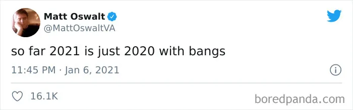 People Are Already Getting Disappointed In The Year 2021, And Here's 50 Of The Funniest Jokes They Made