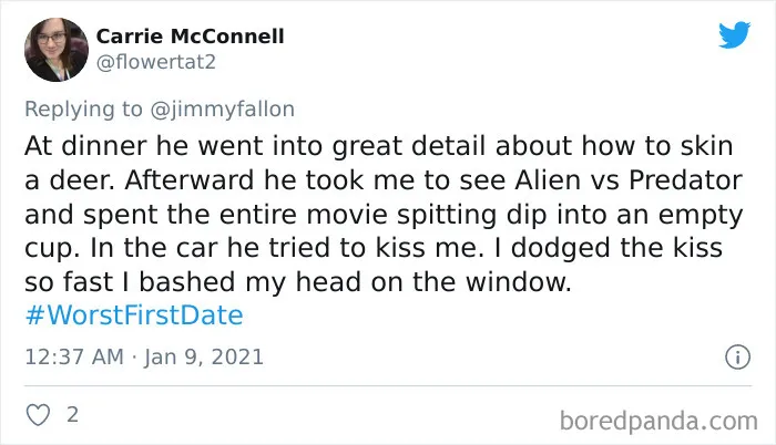 50 "Worst First Date" Stories That People Submitted For Jimmy Fallon's Challenge