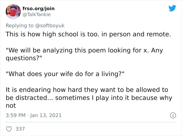 35 Times Students Cracked Up Their Teachers By Asking The Funniest Questions On Zoom