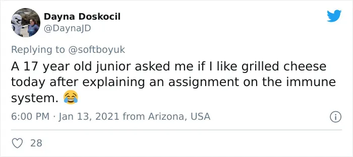 35 Times Students Cracked Up Their Teachers By Asking The Funniest Questions On Zoom