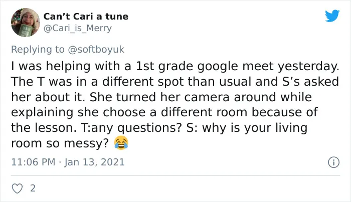 35 Times Students Cracked Up Their Teachers By Asking The Funniest Questions On Zoom