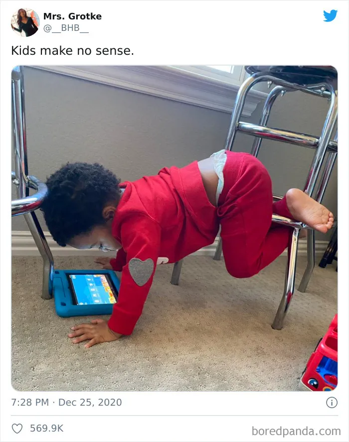 Los niños no tienen sentido