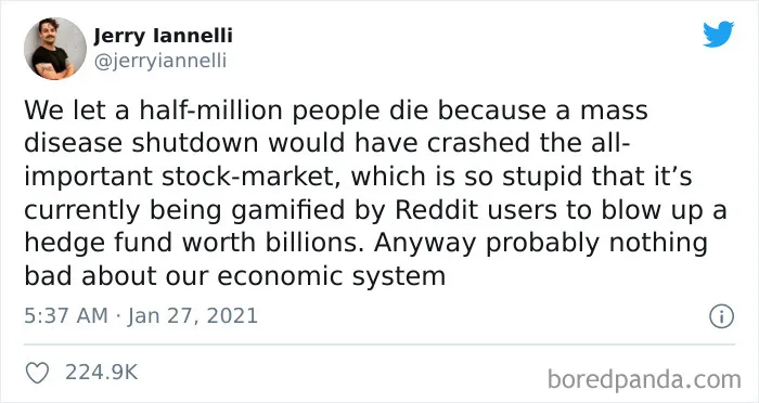 35 Of The Best Jokes And Memes That Sum Up The Current Ongoing Ridiculousness Over GameStop