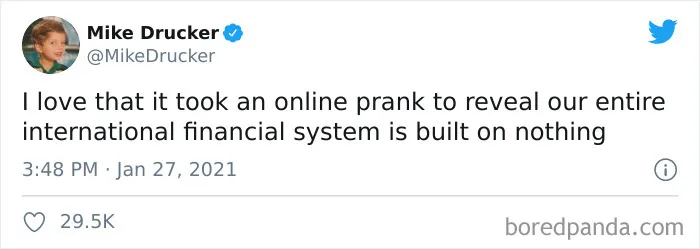 35 Of The Best Jokes And Memes That Sum Up The Current Ongoing Ridiculousness Over GameStop