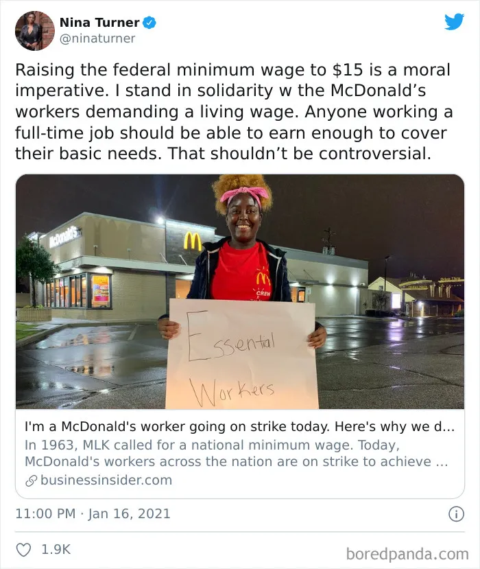 Biden Calls For The Minimum Wage To Be Raised To $15/h, And Here Are The 30 Best Reactions