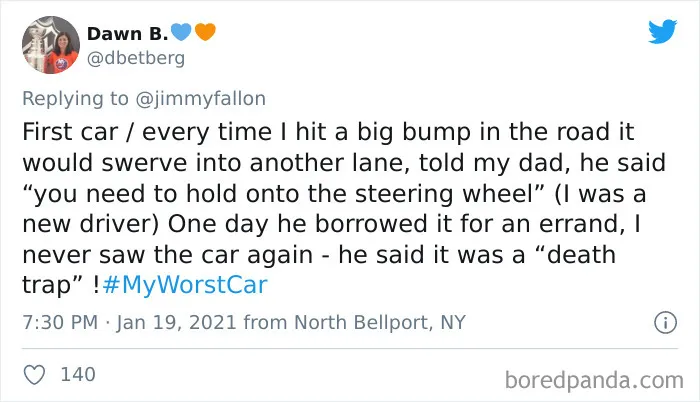 Jimmy Fallon Asks People To Share Their Worst Car Stories, Receives 50 Hilarious Ones