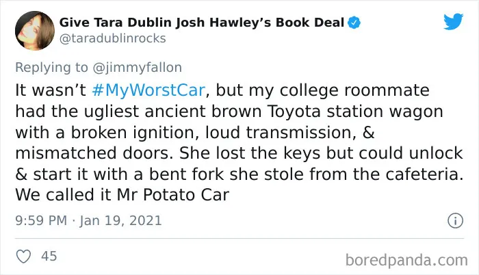 Jimmy Fallon Asks People To Share Their Worst Car Stories, Receives 50 Hilarious Ones