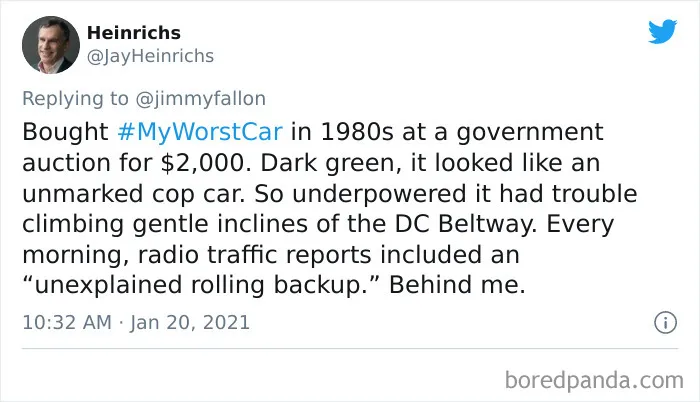 Jimmy Fallon Asks People To Share Their Worst Car Stories, Receives 50 Hilarious Ones