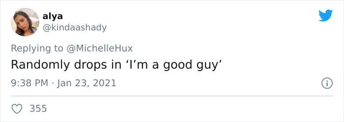 kindaashady tweets about good guys as red flag in relationship