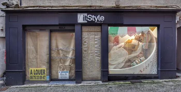 I Superimposed Street Photos I Took Around The World Over The Closed Businesses In Aurillac To Bring Them To Life During The Pandemic (31 Pics)