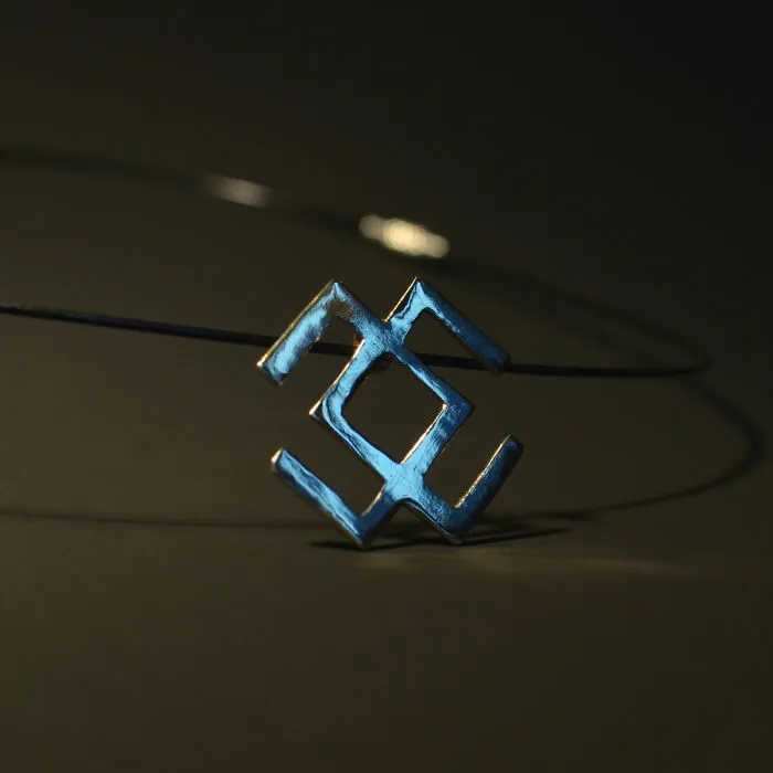 Hand-Made Brass Pendant - Balts’ Symbol "Cancer"