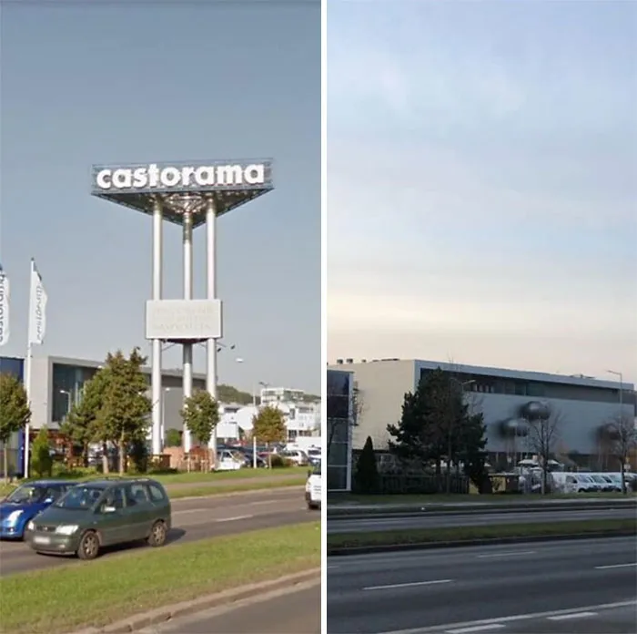 Polonia está eliminando la publicidad exterior y los anuncios llamativos, y la "limpieza" está quedando muy bien (30 fotos del antes y el después)
