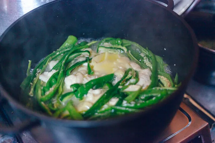 Traditional Bhutanese Food Is Very Spicy. However, Emadazi (Stewed Chili Peppers With Cheese), Which Is Mildly Spicy Thanks To The Cheese, Is Relatively Easy To Eat. It Is A Popular National Dish.