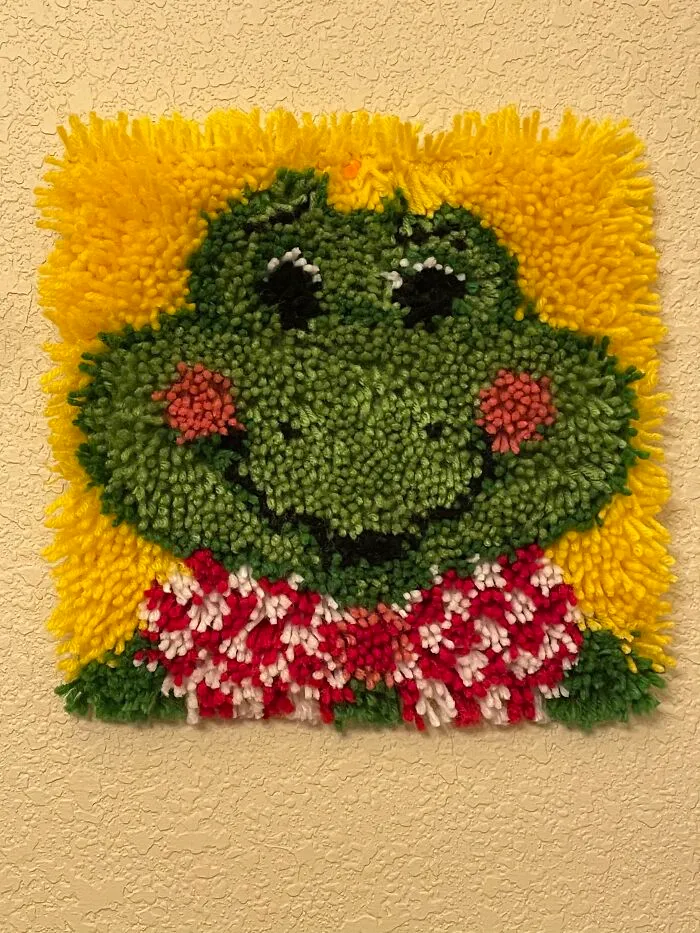 My First Latch Hook Rug Kit!
