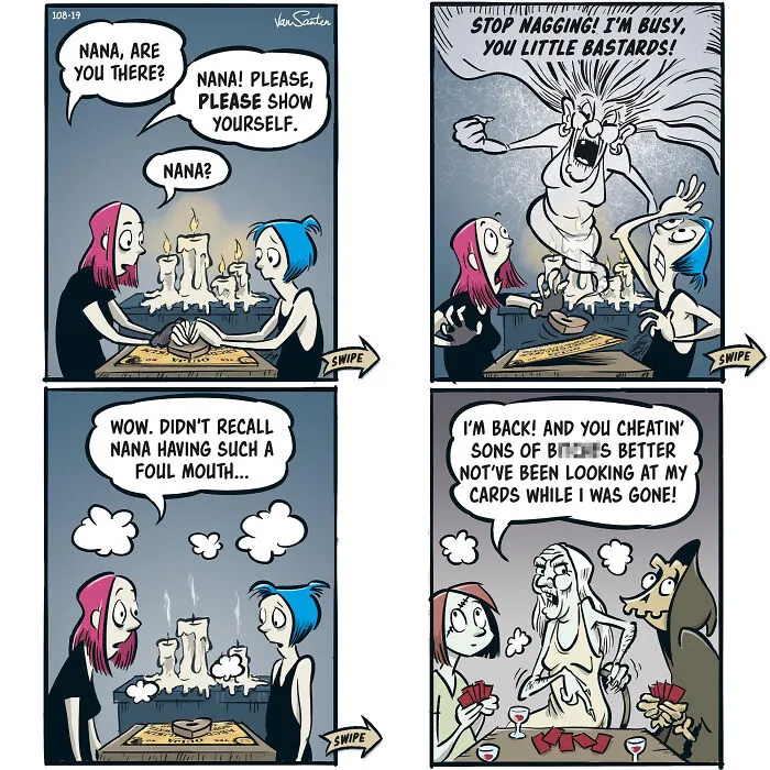 Artist Creates Comics About A Girl In Her Afterlife (40 Pics)