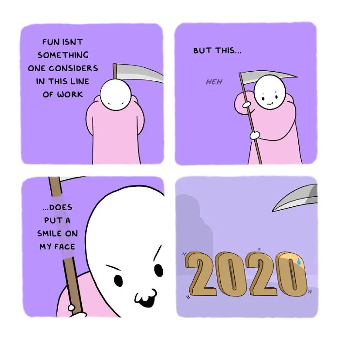 My New Comics About The Brighter Side Of The Grim Reaper Are Here To Get You Through Lockdown (20 Pics)