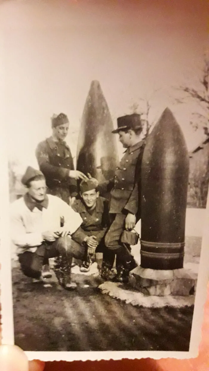 Handsome Grand-Father In The Middle