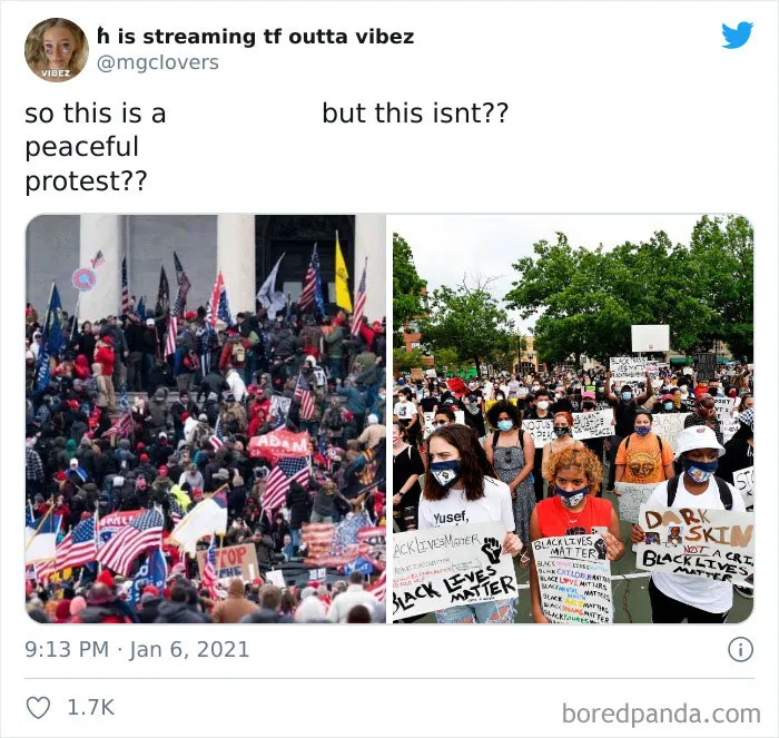 Twitter Is Comparing The Trump Mob To The BLM Protests, And Here Are 25 Of The Most Viral Tweets