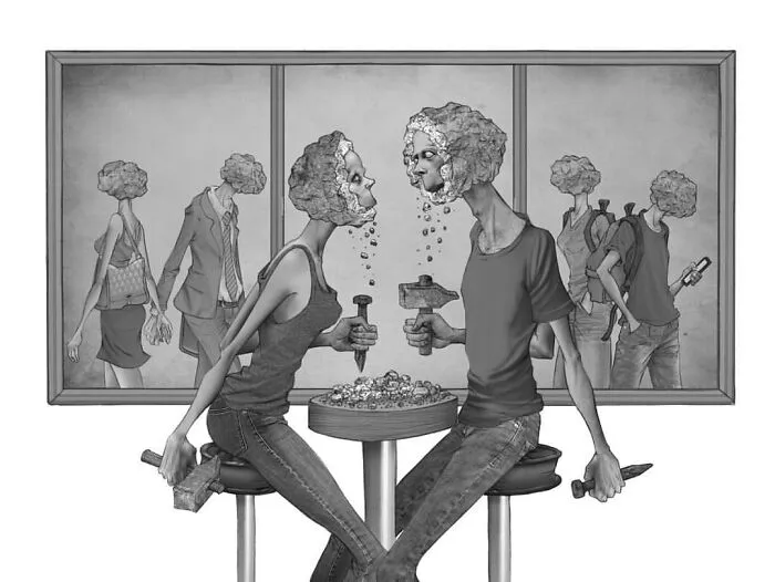 Este Artista Muestra Lo Que Está Mal En La Sociedad Actual En 38 Nuevas Y Provocadoras Illustraciones