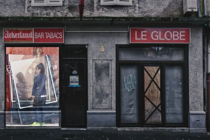 I Superimposed Street Photos I Took Around The World Over The Closed Businesses In Aurillac To Bring Them To Life During The Pandemic (31 Pics)