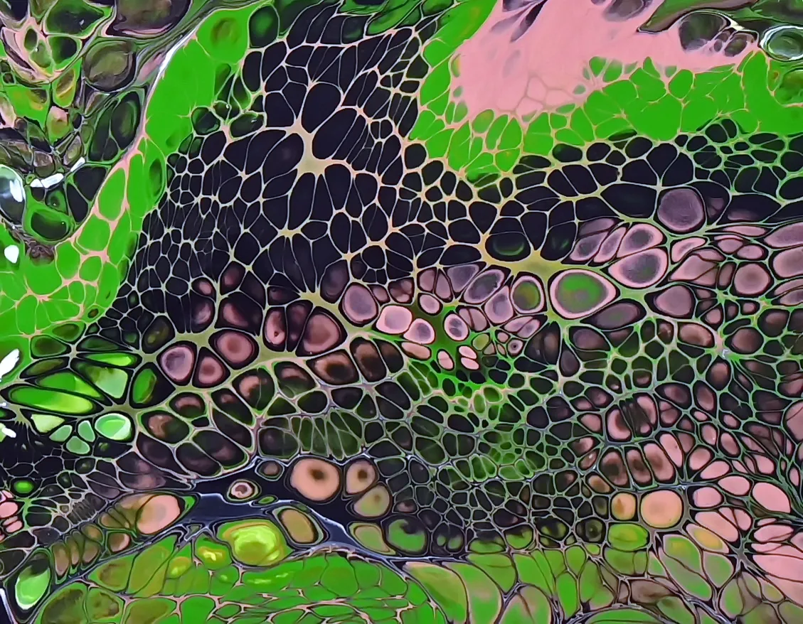 Fun Time With Marina ~ Acrylic Pouring With Cells ~ Fluid Art ~ #staycreative