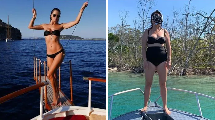 Woman Continues To Hilariously Recreate Celebrity Instagram Photos, And The Result Is Better Than The Original (New Pics)