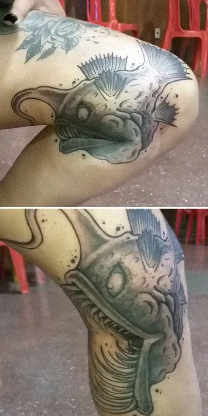 38 Times People Got Creative Tattoos That Transform When Their Bodies Move