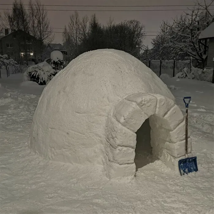 Regular People All Over Lithuania Went Out To Create Snow Sculptures (38 Pics)