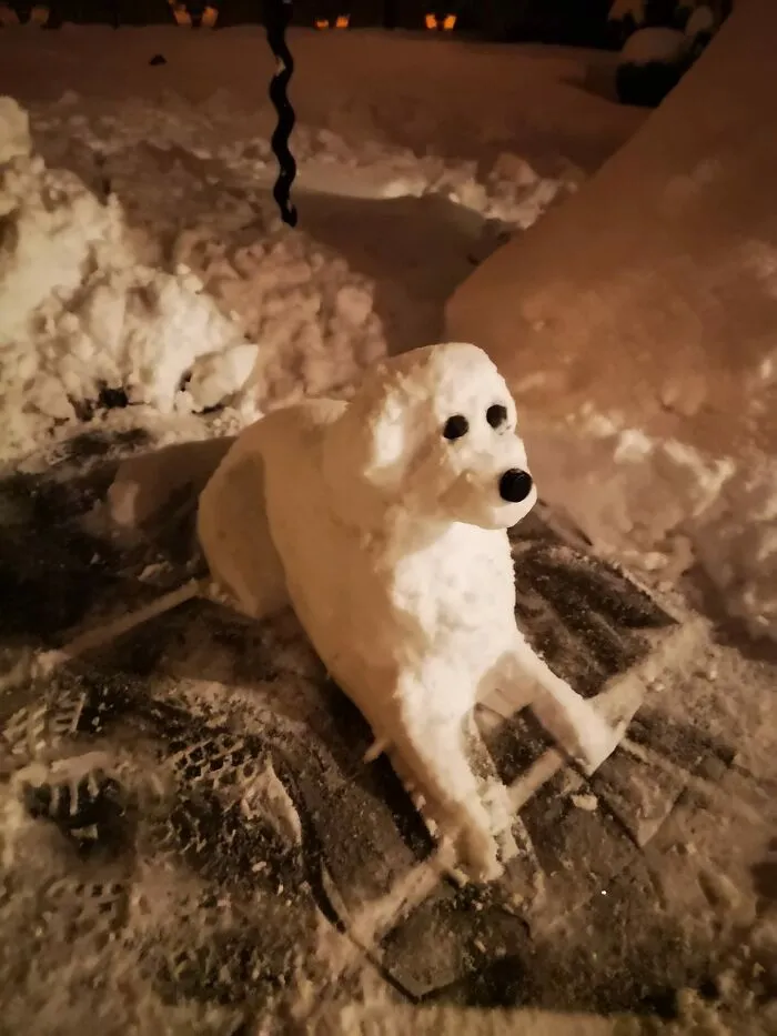 Regular People All Over Lithuania Went Out To Create Snow Sculptures (38 Pics)